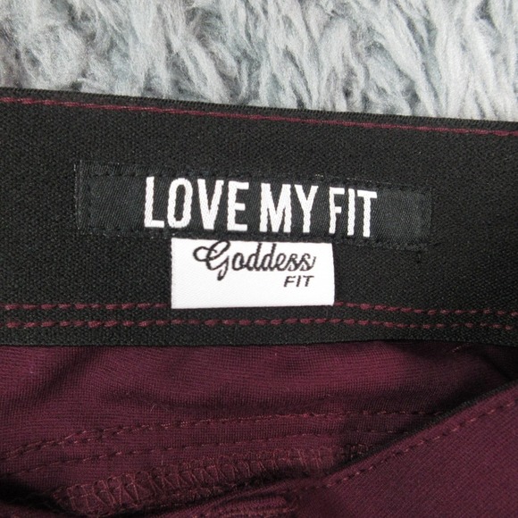 One 5 One Pants Womens 12 Purple Premier Ponte Dress Trouser 33x27.5* NWT - Picture 11 of 16